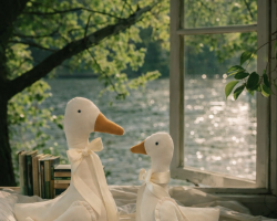 봉제인형오리 2종